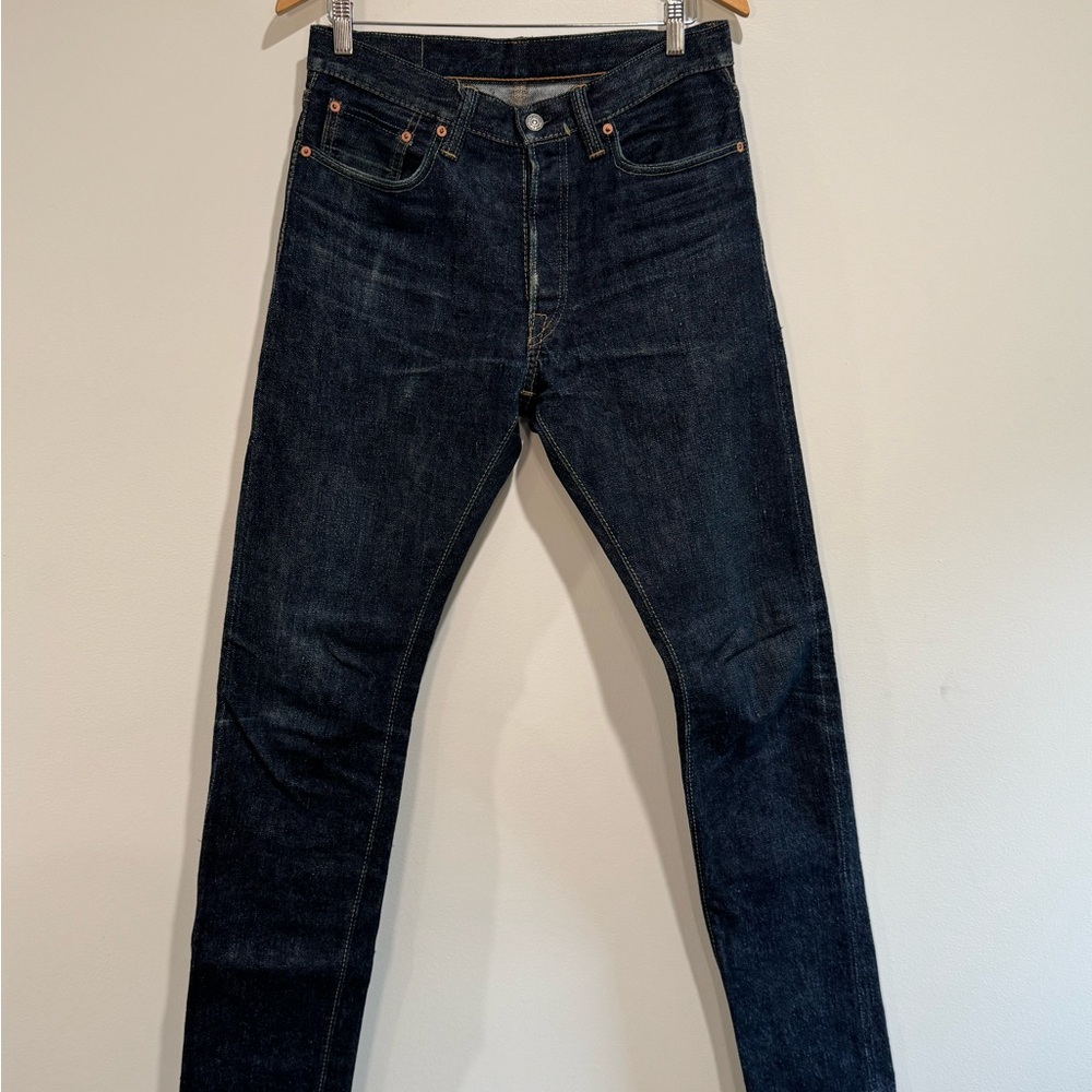 Tellason Men's Deep Indigo Skinny Jeans